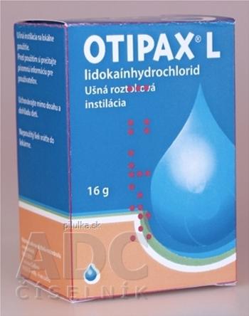 OTIPAX L Ušná roztoková instilácia 16 g