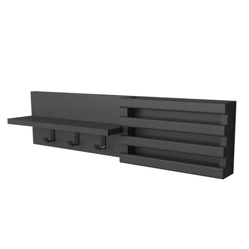 Nástenný vešiak Huso Anthracite