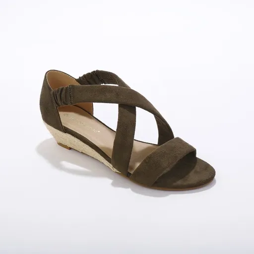 Sandále semišového vzhľadu