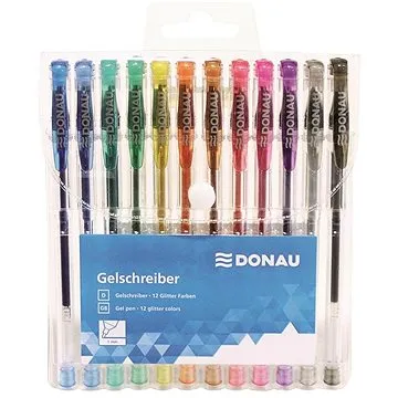 DONAU Glitter Gel sada 12 ks (5110100-99)