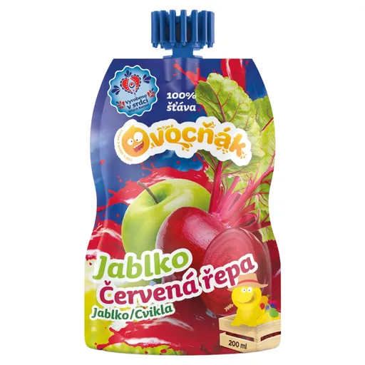 OVOCŇÁK Mušt jablko a červená repa 200 ml