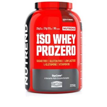 Nutrend ISO Whey Prozero, 2250 g, čokoládové brownies (VS-102-2250-ČOB)