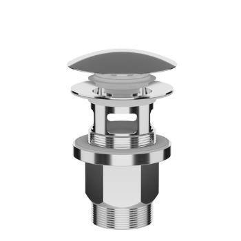 Umývadlová výpust 5/4 Plast Brno click/clack nerez plast EUVCP02