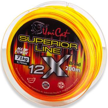 Uni cat splietaná šnúra 12 x superior line 200 m - 0,70 mm 71 kg