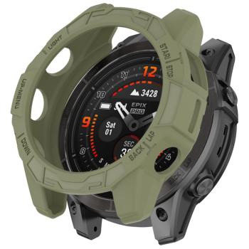 TPU HALF COVER Kryt pre Garmin Epix Pro 51mm / Epix Pro Gen2 51mm zelený