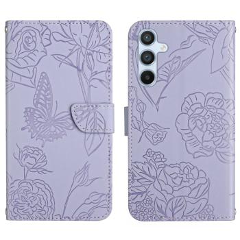 ART BLOSSOM Peňaženkový obal pre Samsung Galaxy A16 / A16 5G fialový