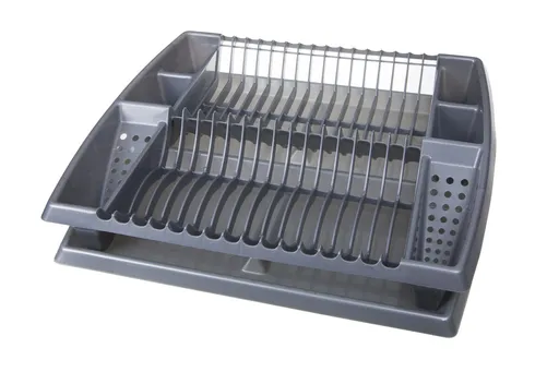 PLAST TEAM - Odkvapkávač s podnosom šedý, umelá hmota