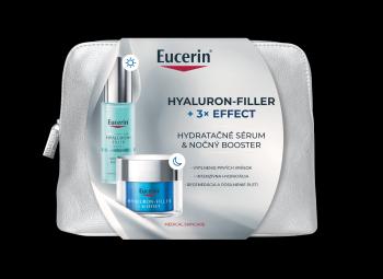 EUCERIN darčeková taštička Hyaluron-Filler + 3x Effect Hydratačný booster sérum + Nočný hydratačný booster