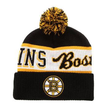 Mitchell & Ness NHL Block Sweep Pom Knit HWC Boston Bruins black