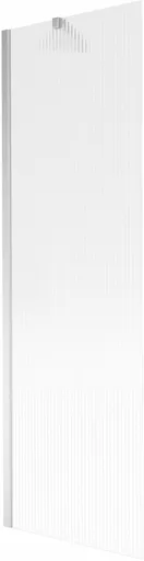 MEXEN/S - Next vaňová zástena FIX 60 x 150, prúžky, chróm 895-060-000-00-09-01