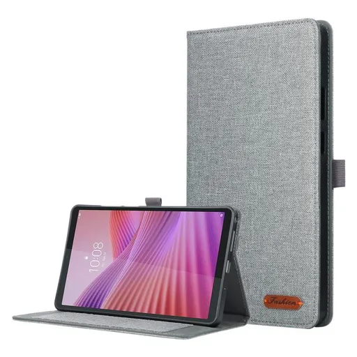 FABRIC Zaklápací obal pre Lenovo Tab One / Lenovo Tab K9 šedý