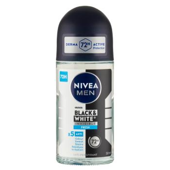 NIVEA Men Black & White Invisible Fresh Guľôčkový antiperspirant 50 ml