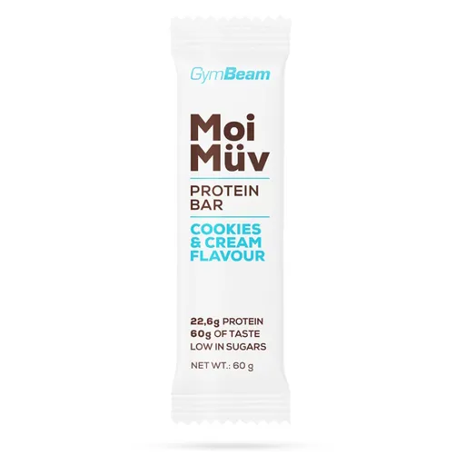 GYMBEAM Proteínová tyčinka MoiMüv cookies & cream 60 g