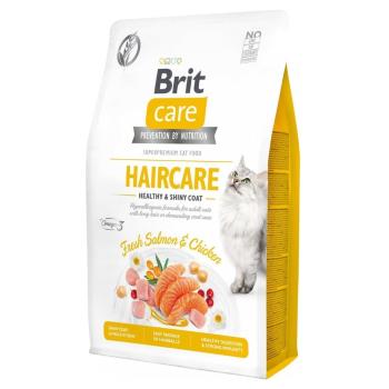 BRIT Care Cat Haircare Healthy & Shiny Coat granule pre mačky 1 ks, Hmotnosť balenia: 2 kg