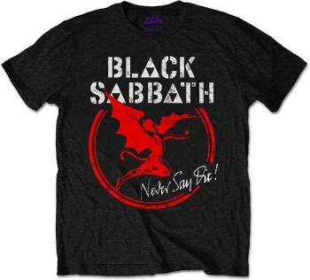 Black Sabbath Tričko Archangel Never Say Die Unisex Black XL