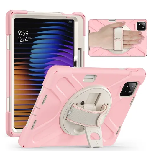 SOLID Odolný obal pre Xiaomi Pad 7 / 7 Pro svetloružový