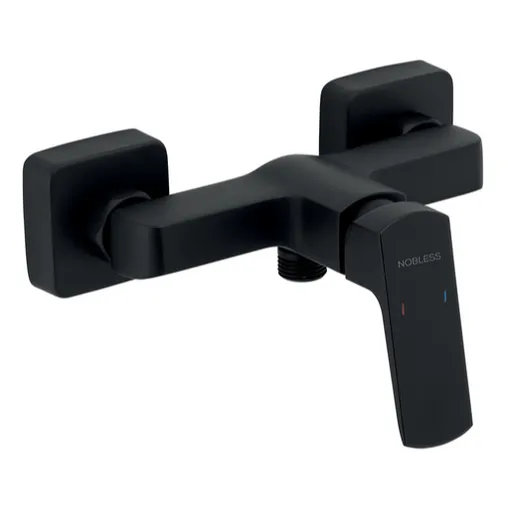 Sprchová batéria Novaservis Nobless EGO bez sprchového setu 150 mm čierna 43061/1,5