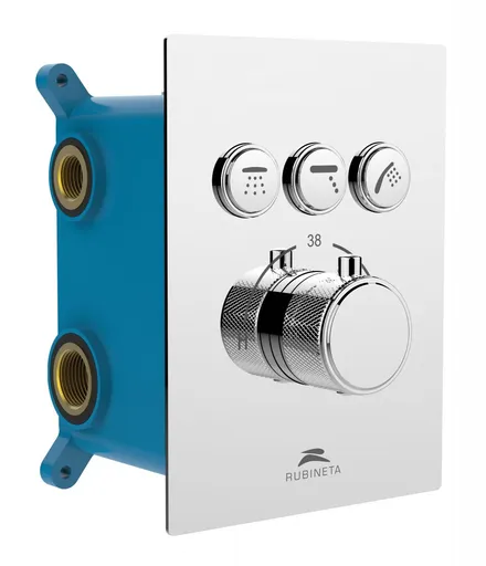 Rubineta - Termostatická podomietková batéria Thermo-3F OLBAPM0016