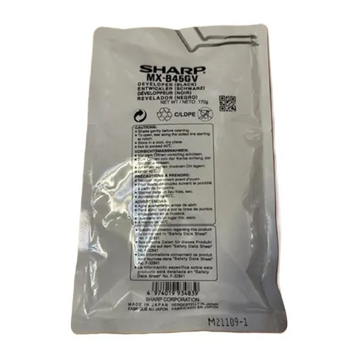 Sharp MX-B45GV čierny (black) originálny developer