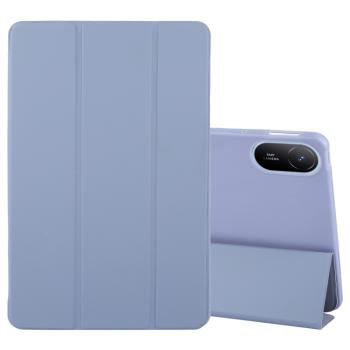LEATHER Zaklápací kryt pre Huawei MatePad SE 11 2024 fialový