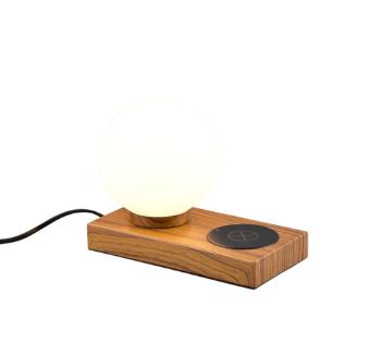 Stolová lampa Reality Chloe drevodekor R59080135