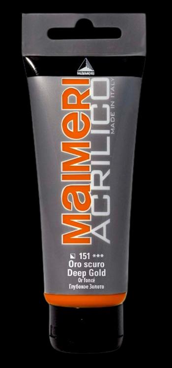 MAIMERI ACRILICO - Akrylové farby 151 - deep gold, 0,2 L