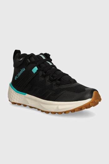 Topánky Columbia Facet 75 Mid Outdry dámske, čierna farba, 2100111