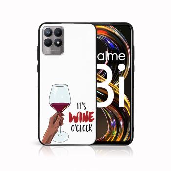 MY ART Silikónový obal Realme 8i WINE (007)