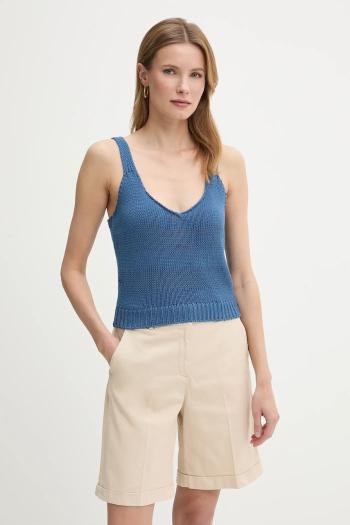 Bavlnený top United Colors of Benetton tmavomodrá farba, 1898DH018