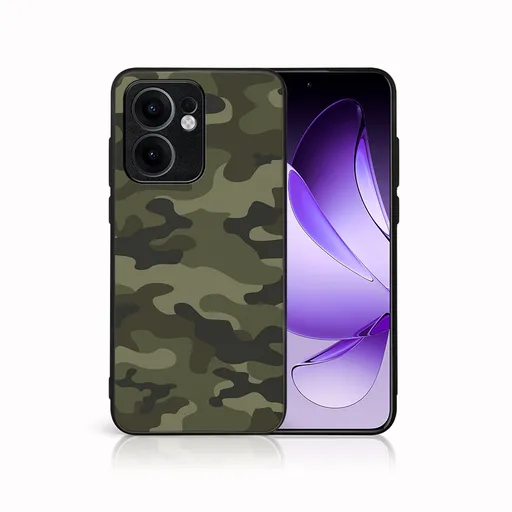 MY ART Ochranný kryt pre Oppo Reno13 F 5G / Reno13 FS 5G GREEN CAMO (235)