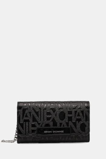 Peňaženka Armani Exchange dámska, čierna farba, XW000358 AF17290