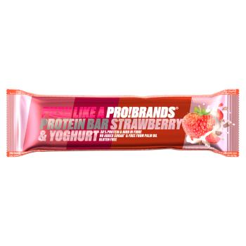 PROBRANDS Protein Bar s príchuťou jahoda a jogurt 45 g