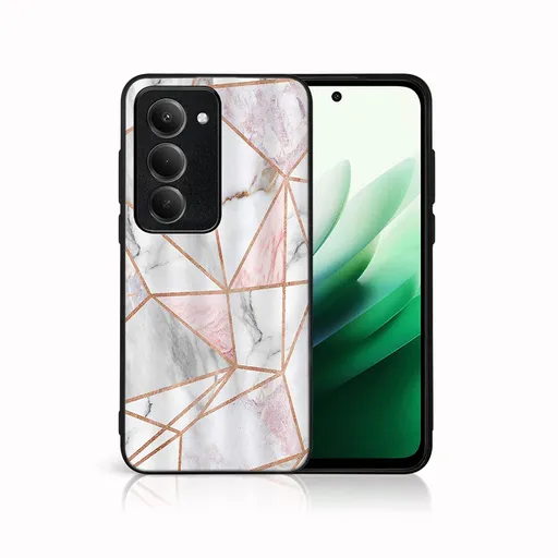 MY ART Ochranný kryt pre Xiaomi Redmi 15 / Redmi 15 5G PINK MARBLE (143)