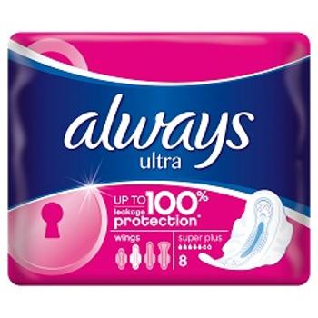 ALWAYS Ultra super plus hygienické vložky 8 ks