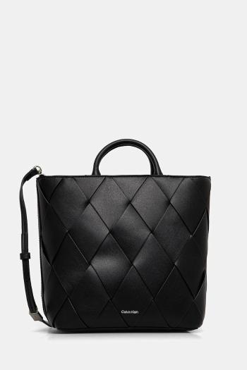 Kabelka Calvin Klein čierna farba, K60K613176