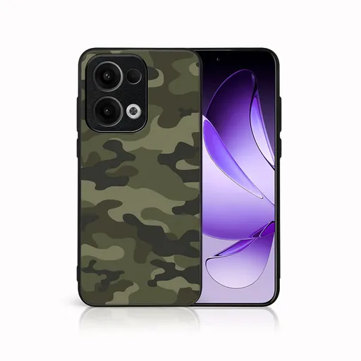 MY ART Ochranný kryt pre Oppo Reno13 5G GREEN CAMO (235)