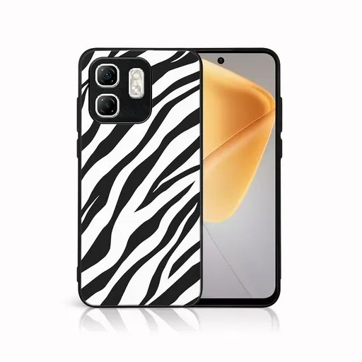 MY ART Ochranný kryt pre Infinix Hot 50i ZEBRA (237)