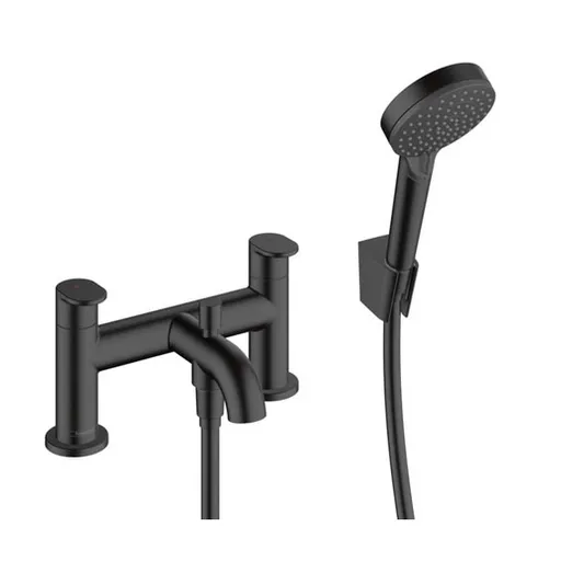 Vaňová batéria Hansgrohe Vernis Blend so sprchovacím setom čierny mat 71461670