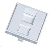 Modul neosadený 1x RJ45, 45x45 mm s prachovkou