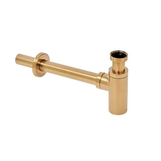 Alca INDIVIDUAL sifón umývadlový dn32 design, zlatá matná A400-G-B