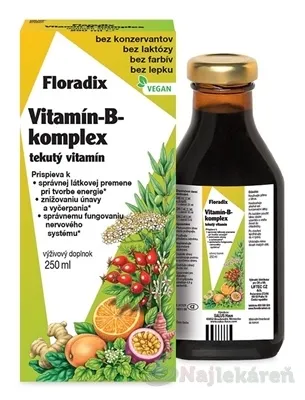 Salus Floradix Vitamín-B-komplex EKO balenie 250 ml