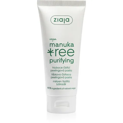 Ziaja Manuka Tree Purifying čistiaca peelingová pasta pre normálnu až mastnú pleť 75 ml