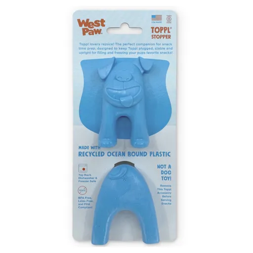 WEST PAW Toppl Stopper modrý 1 ks