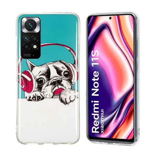 ART TPU Svietiaci obal Xiaomi Redmi Note 11 / Note 11S DOG