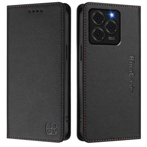 RINA Zaklápacie puzdro pre Ulefone Note 20 Pro čierne