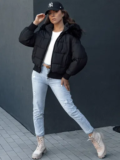 Dámska studená bunda COLDPACK čierna Dstreet TY4430