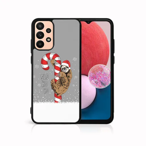 MY ART Kryt s vianočným dizajnom Samsung Galaxy A13 CANDY (076)