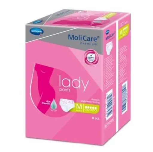 MOLICARE Premium lady pants 5 kvapiek veľkosť M 8 kusov