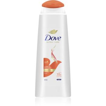 Dove Long & Radiant šampón pre unavené vlasy bez lesku 400 ml