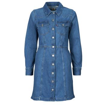 Levis  FLYNN WESTERN CORE DRESS  Krátke šaty Modrá